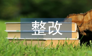 產品質量整改報告